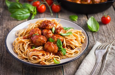 Kids Spaghetti and Meatballs